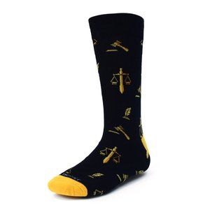 Law & Order Justice Scales of Justice Gavel Socks